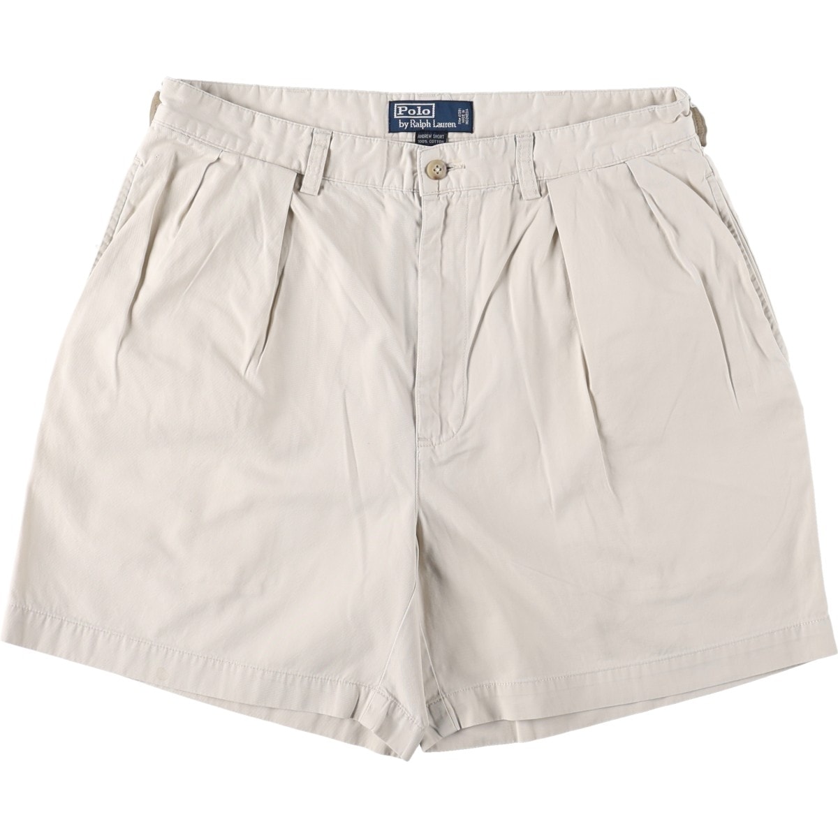 古着 ラルフローレン Ralph Lauren POLO by Ralph Lauren ANDREW SHORT ツータック チノショーツ ショートパンツ メンズw32相当/eaa665409