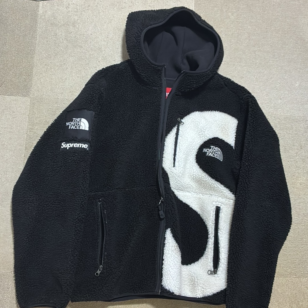 Supreme x The North Face S Logo Hooded Fleece Jacket "Black"