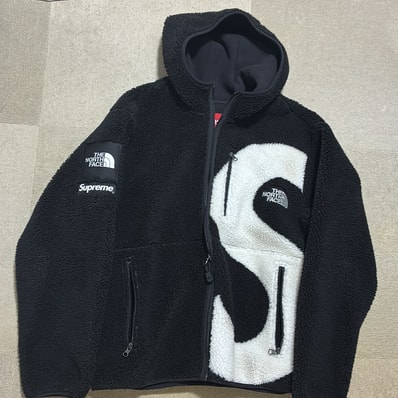 Supreme x The North Face S Logo Hooded Fleece Jacket "Black"