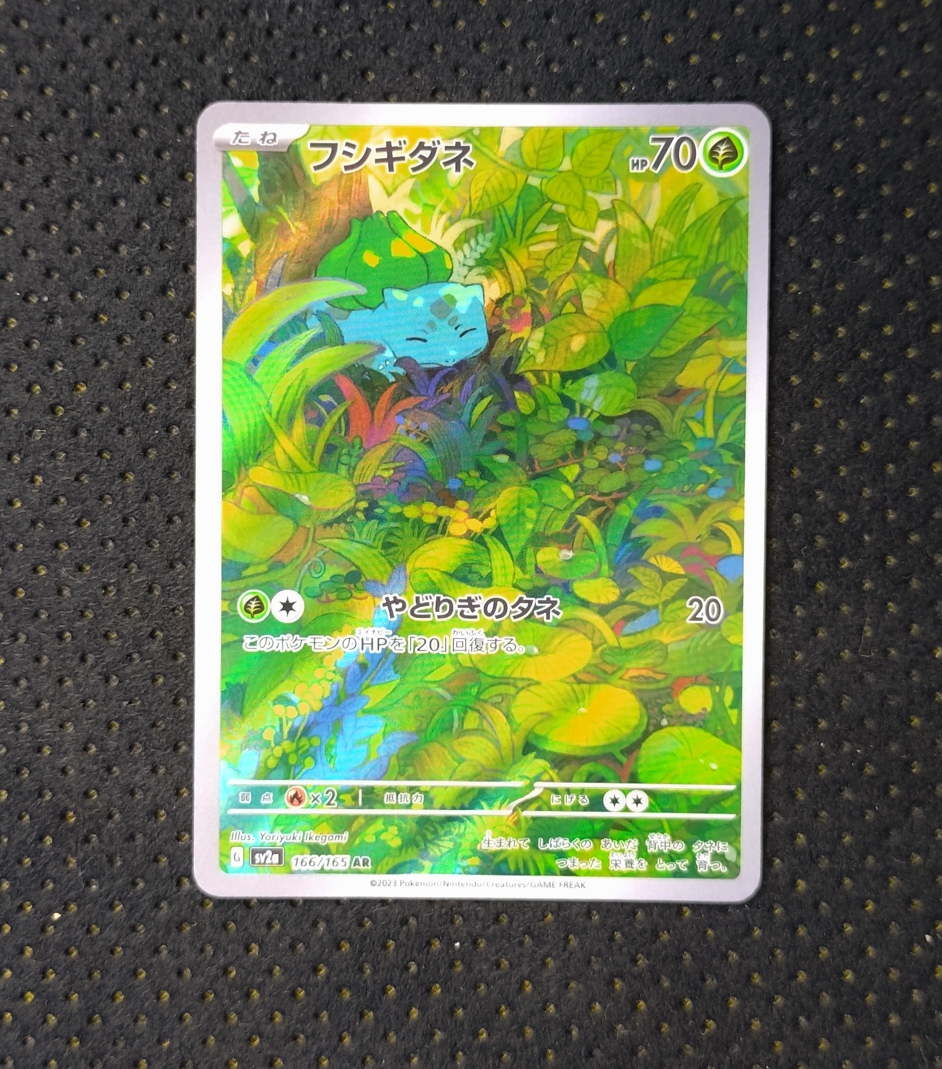 フシギダネ AR[SV2a 166/165](強化拡張パック「ポケモンカード151」)