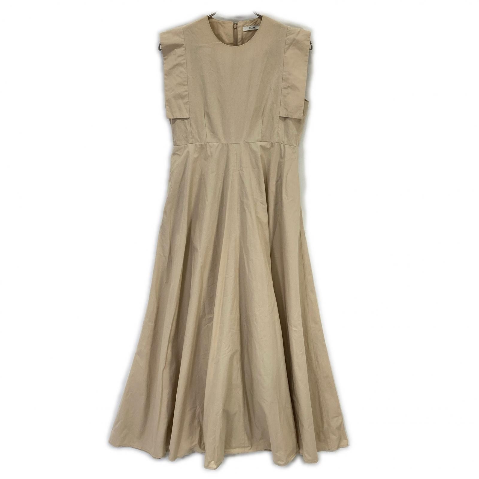 クラネ 14112-5282 ベージュ  SQUARE SLEEVE ONE PIECE 1