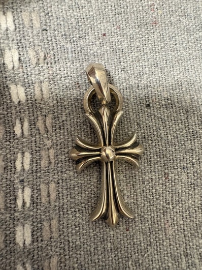 Chrome Hearts CH Cross Small W Bale "Silver"