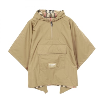 バーバリー BURBERRY ポンチョ 衣料品 アウター ナイロン レディース ベージュ系 【中古】