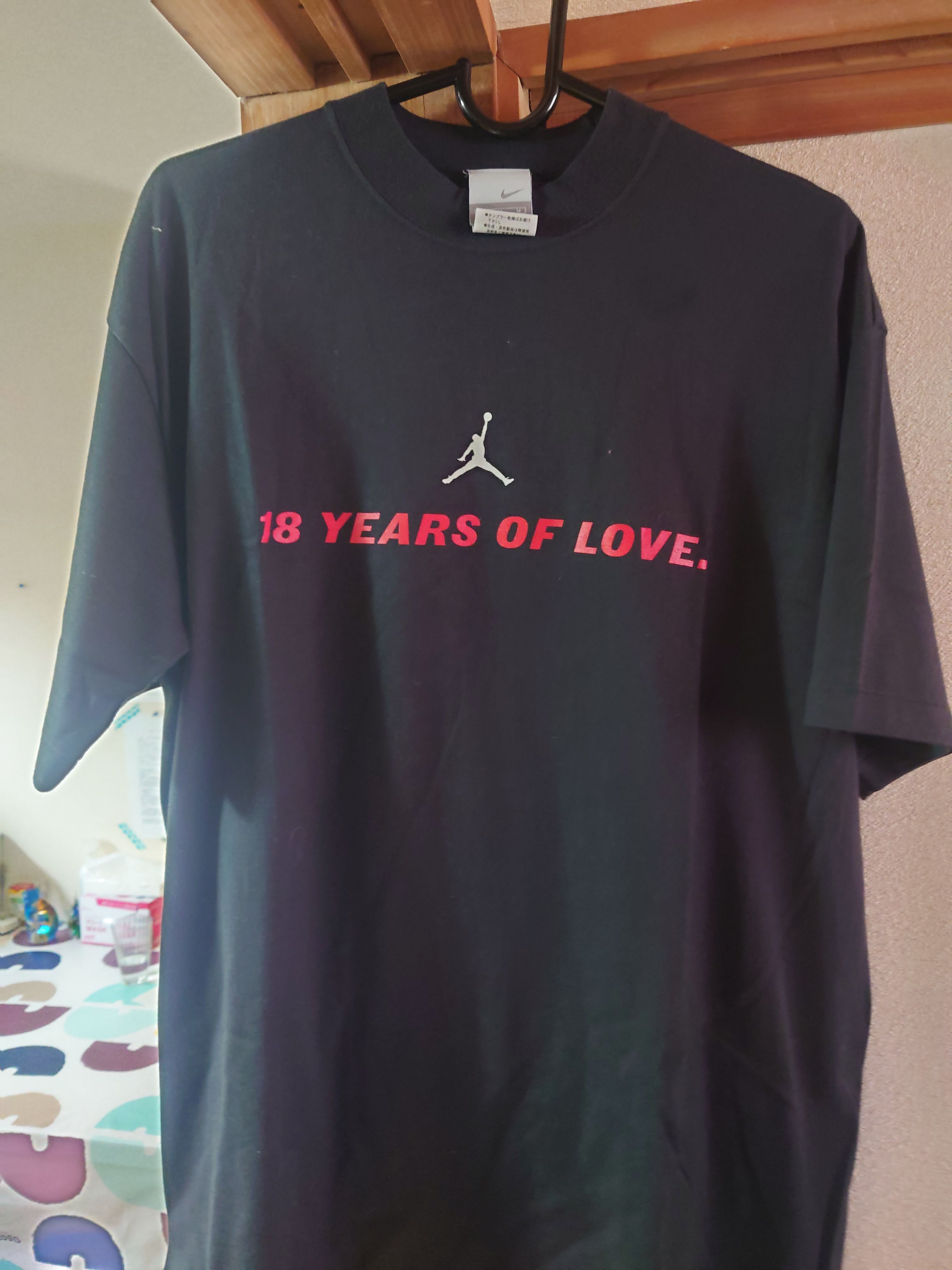 Nike Jordan 引退記念Tシャツ 18 YEARS OF LOVE