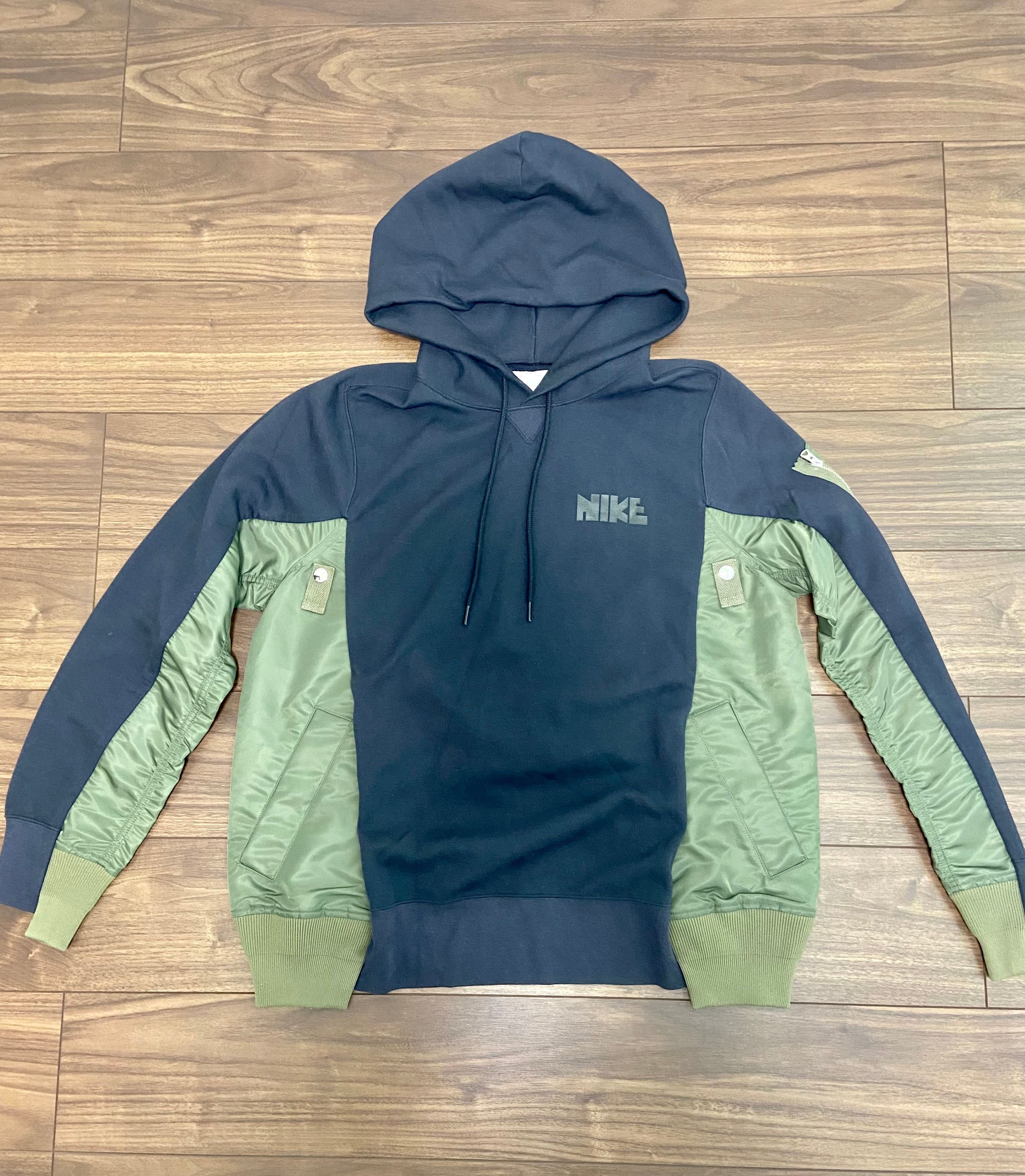 sacai x Nike Lab U NRG Rh Hoodie "Khaki"