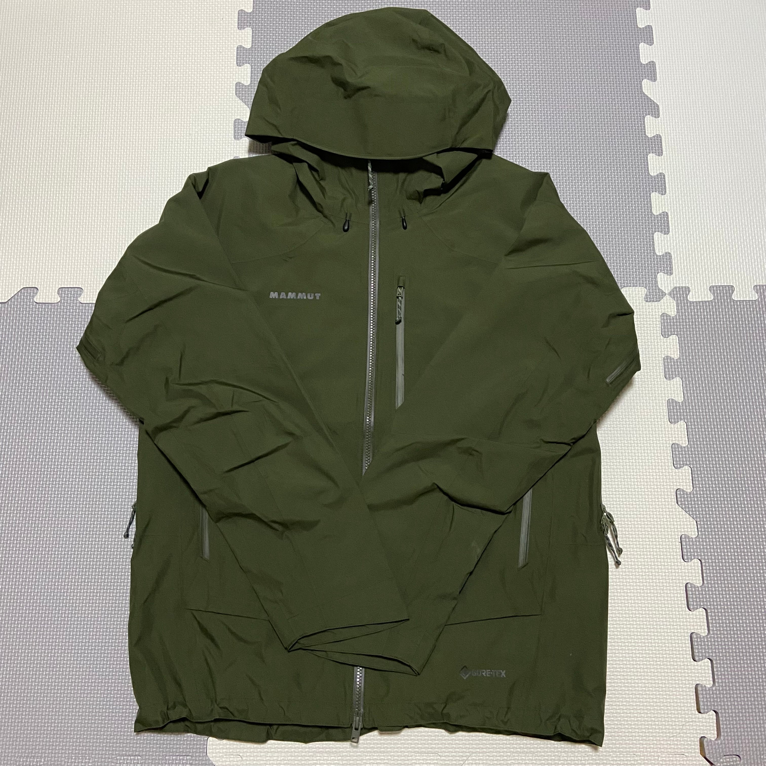 MAMMUT Ayako Pro 2.0 Hard Shell Hooded Jacket Asian Fit "Dark Marsh"
