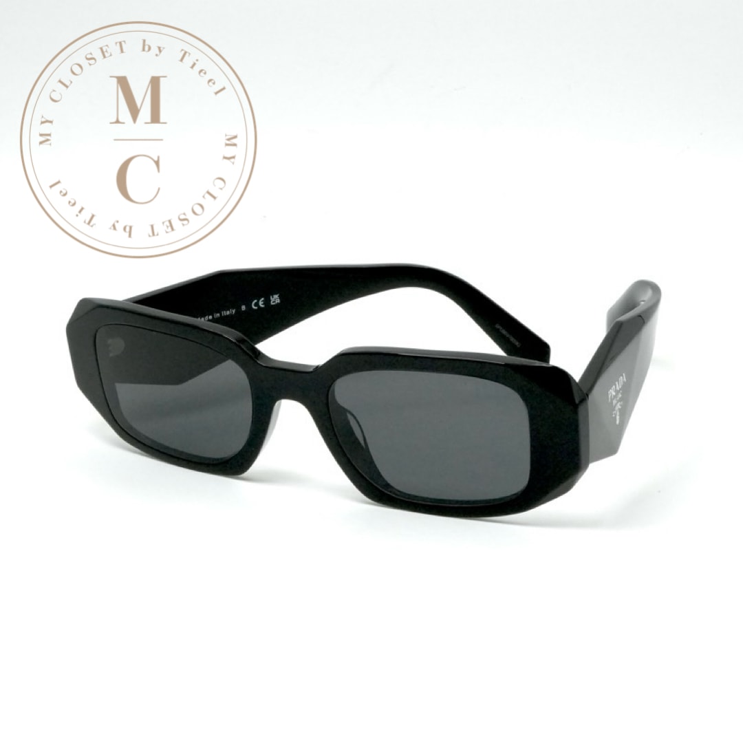 プラダ PRADA サングラス ブラック ロゴ アイウェア