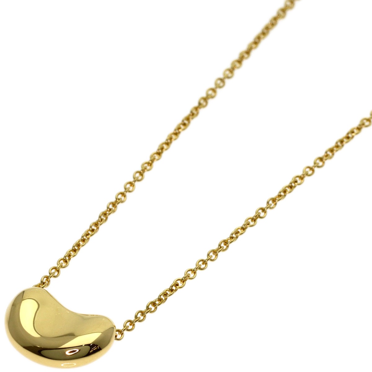 TIFFANY&Co. ティファニー ビーン ネックレス K18YG レディース [中古]