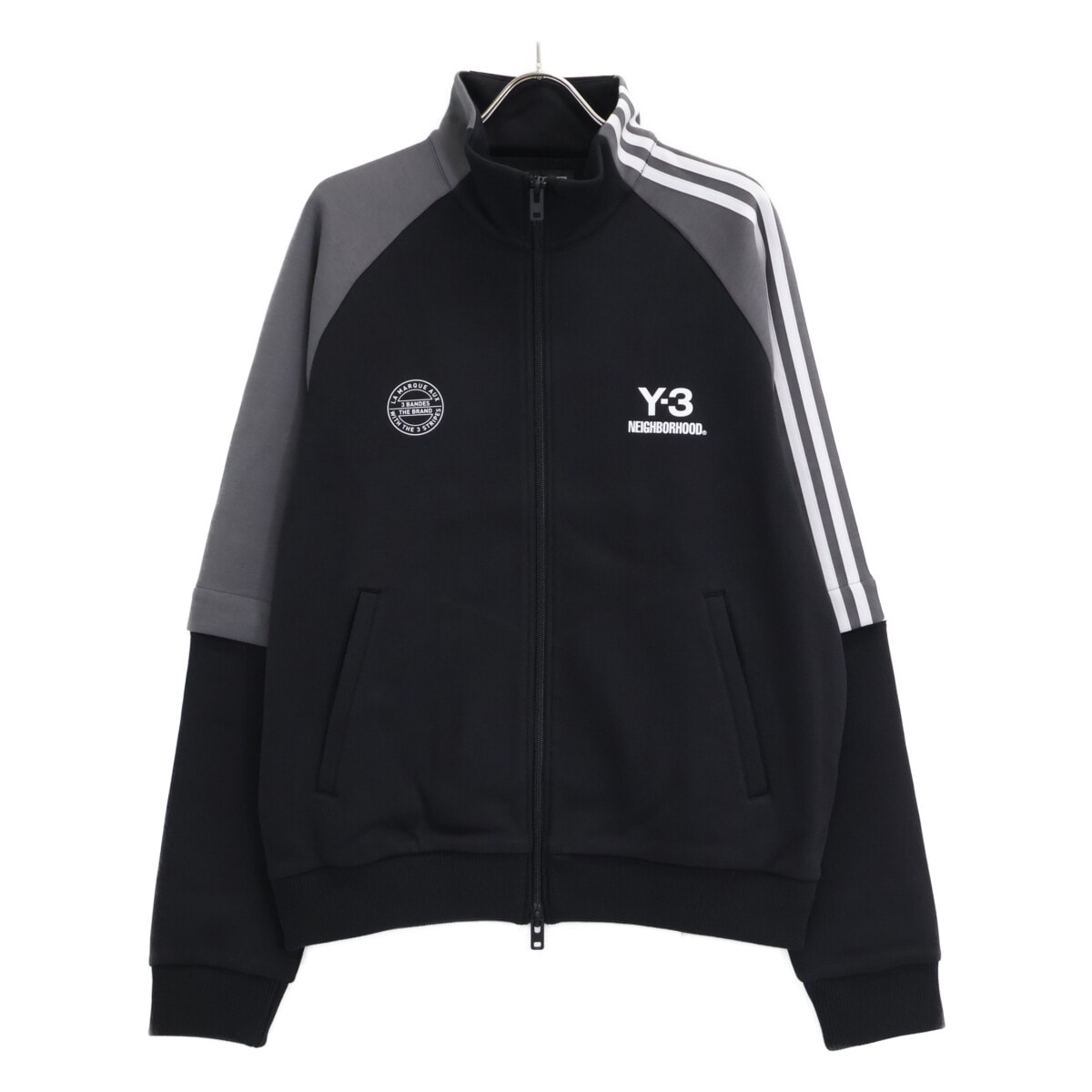 ワイスリー ×NEIGHBORHOOD 25AW JW6993 ブラック Y-3-Nバックプリント TRACK TOP/トラックジャケット M