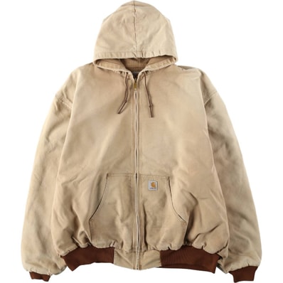 古着 カーハート Carhartt アクティブジャケット ダックフルジップパーカー メンズXL相当/eaa629372