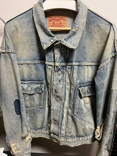 SAINT Mxxxxxx x BerBerJin Denim JKT Damage "Blue"