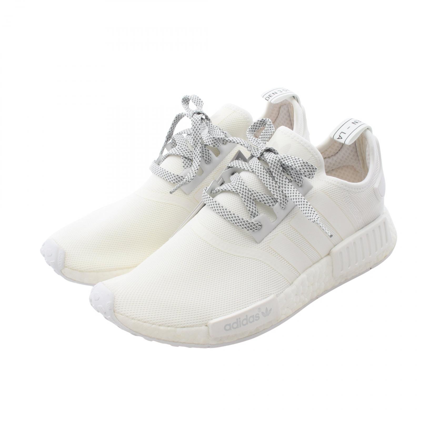 アディダス adidas NMD R1 スニーカー 靴 ファブリック メンズ ホワイト系 S31506 【中古】