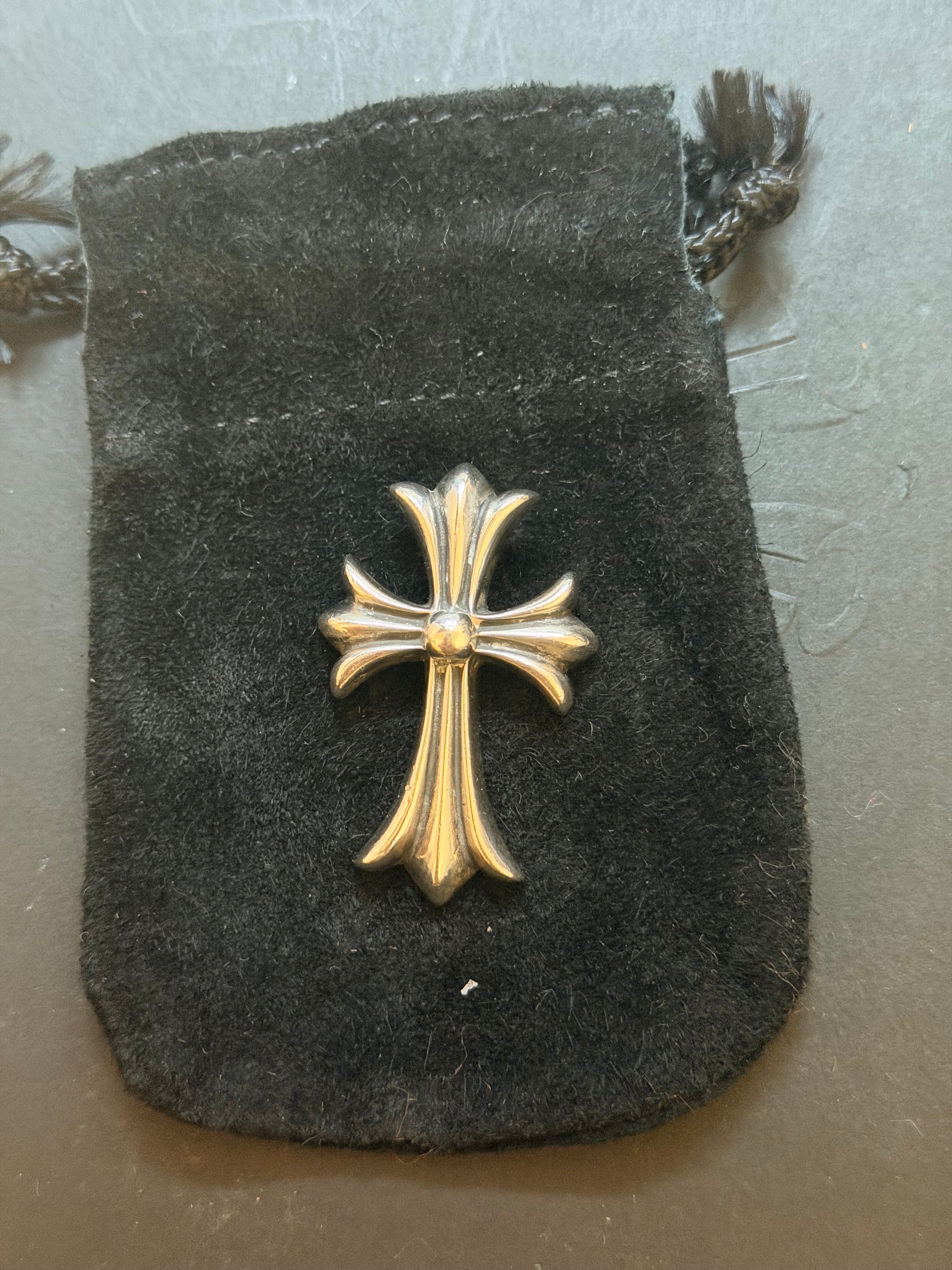 Chrome Hearts Small CH Cross Pendant "Silver"
