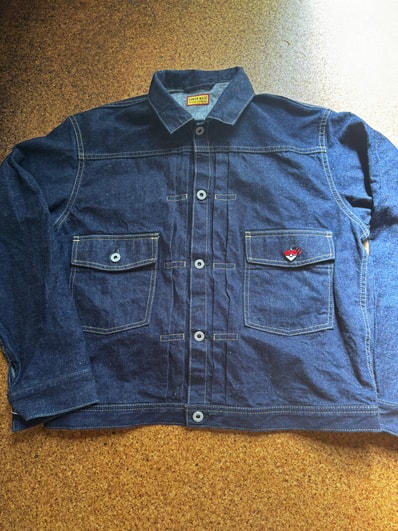 HUMAN MADE x Pokemon Made Denim Jacket (Pikachu) "Indigo"