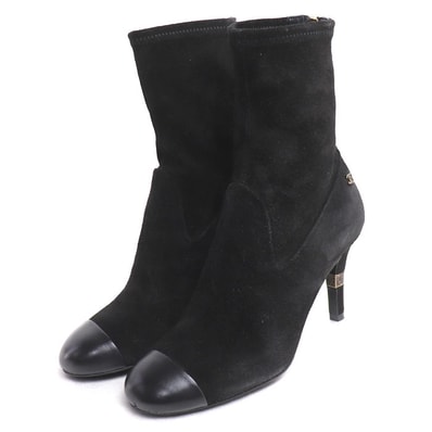 CHANEL シャネル アンクル ブーツ ブーツ ブラック G39406 Y56130 943005 36 レディース【中古】