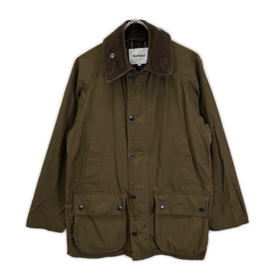 バブアー 2001179 カーキ BEDALE ピーチスキン ノンワックス ジャケット 36