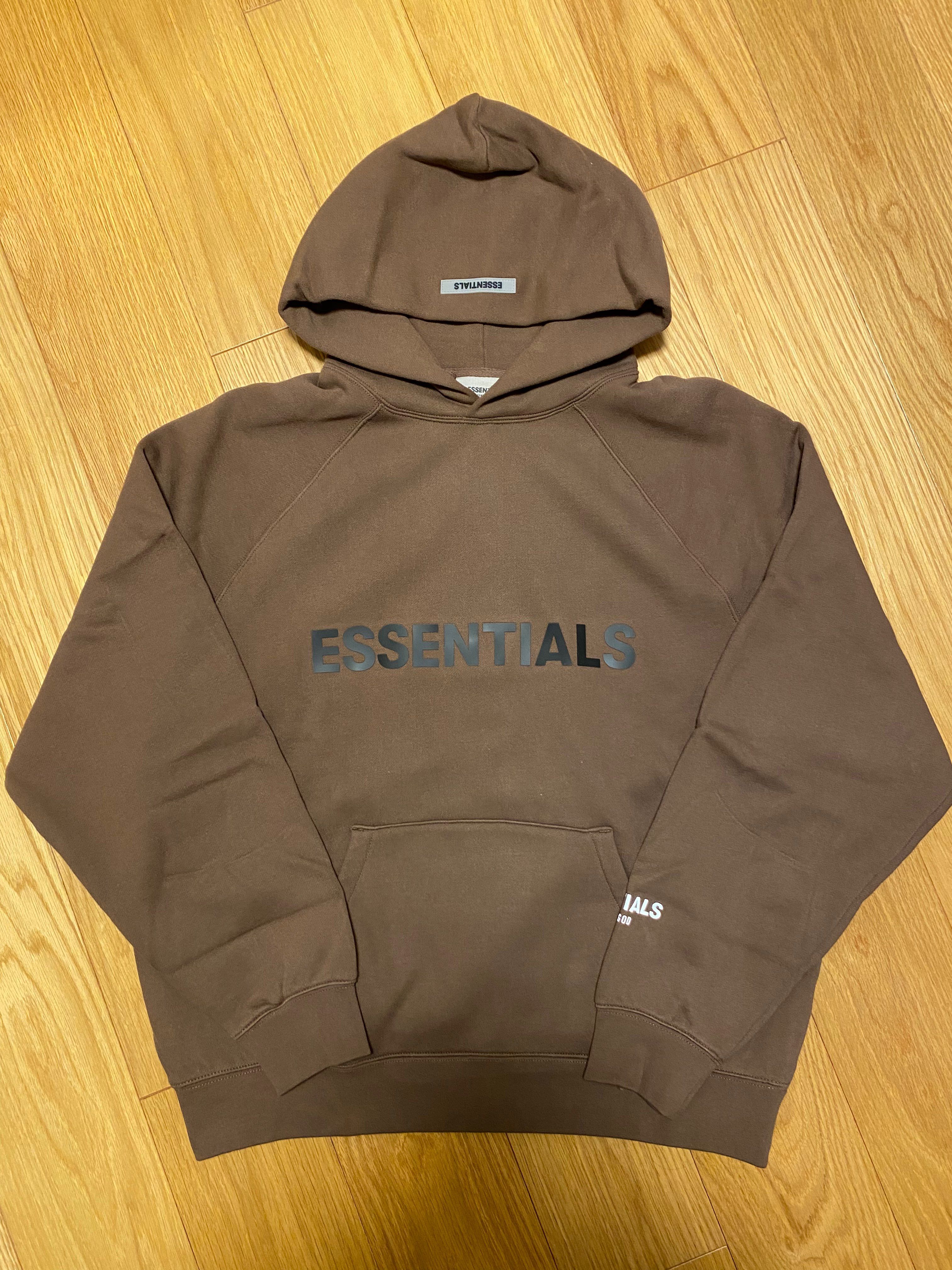 FEAR OF GOD ESSENTIALS / SSENSE 3D Silicon Applique Pullover Hoodie "Rain Drum"