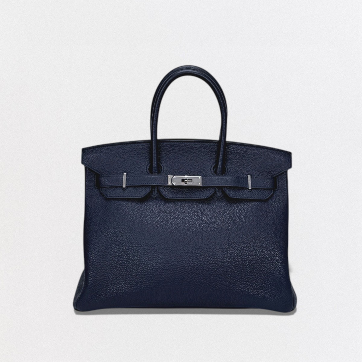 エルメス HERMES バーキン35 バーキン 35 バッグ トートバッグ トゴ ブルーニュイ Bleu Nuit ネイビー Navy 紺 シルバー金具 ハンドバッグ