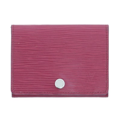 LOUIS VUITTON ルイ・ヴィトン アンヴェロップ カルト ドゥヴィジット 名刺入れ M56167 エピレザー レッド レディース【中古】