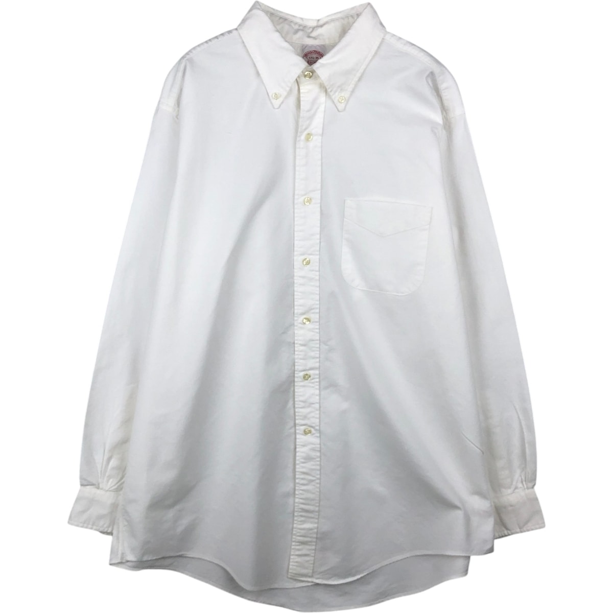 古着 ブルックスブラザーズ Brooks Brothers Est.1818 長袖 ボタンダウンシャツ USA製 メンズXL相当/eaa647053