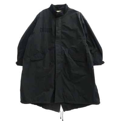 BEAMS BOY ビームスボーイ モッズコート 13-19-0094-120 ソロテックス M-65 フィッシュテールパーカー モッズコート ブラック系 1【美品】【中古】