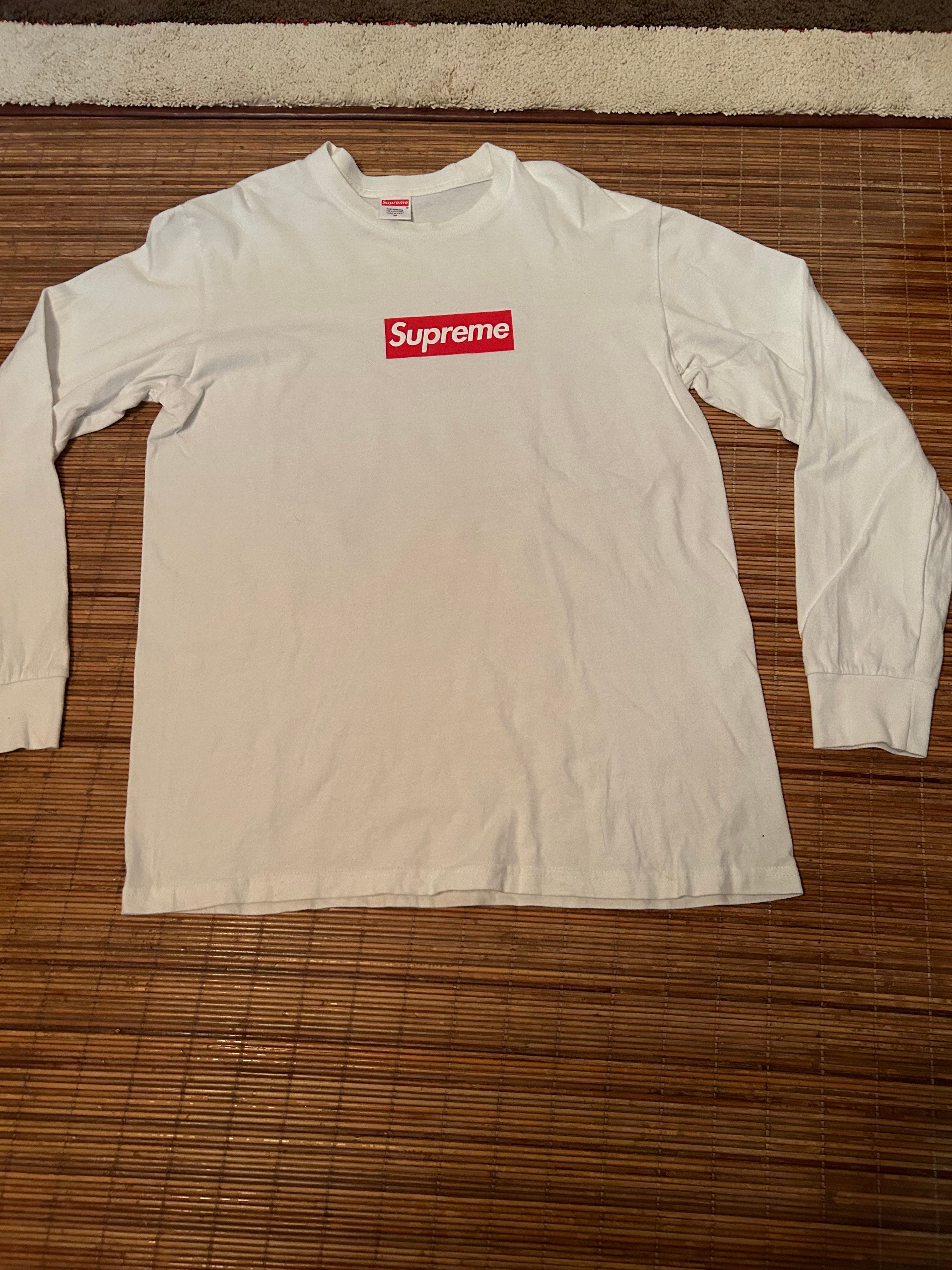 Supreme Box Logo L/S Tee "White"