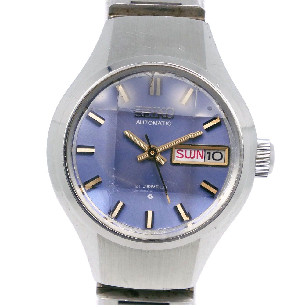 セイコー Joy ful ジョイフル 21JEWELS デイデイト 稼働品 27