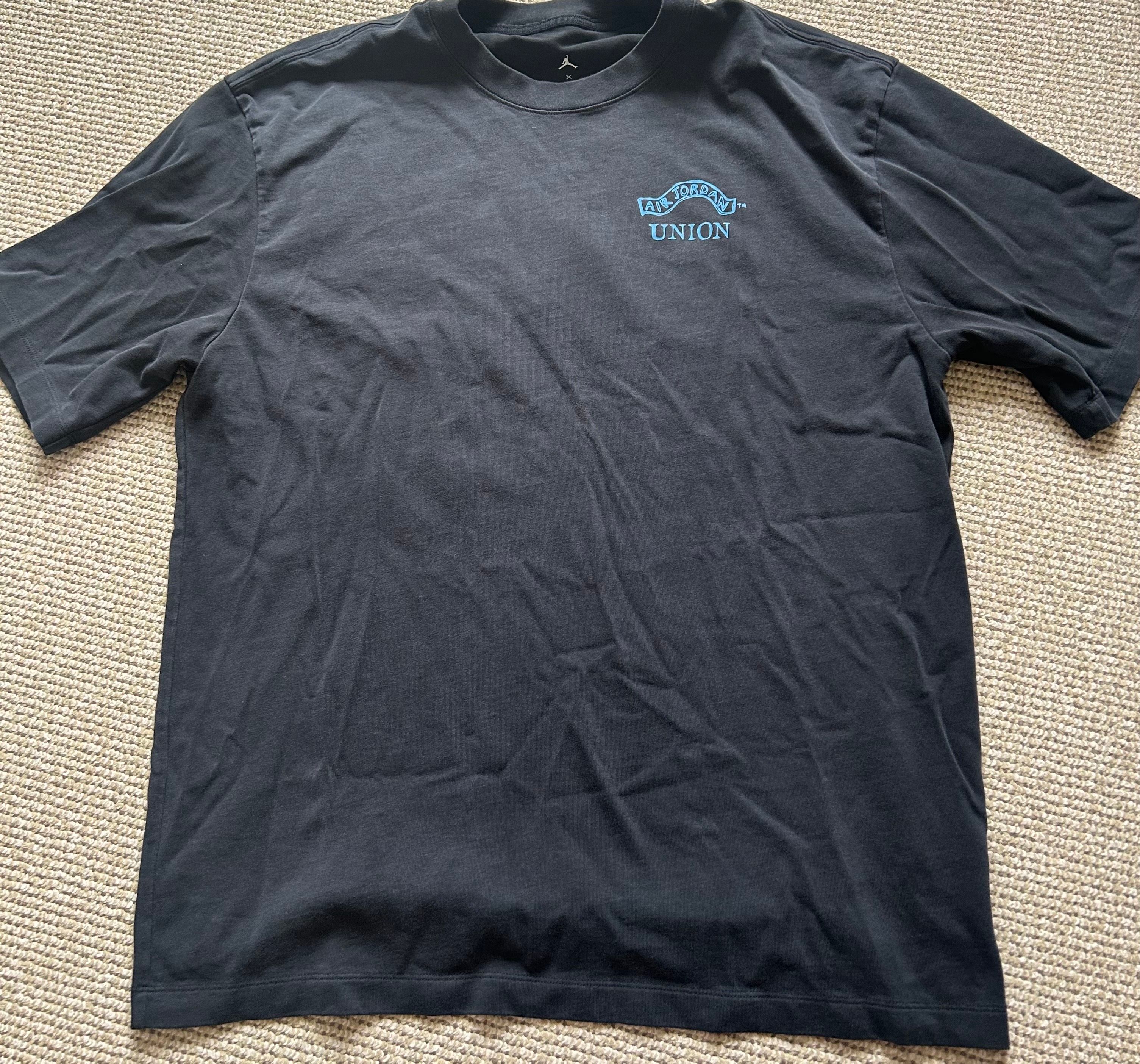 ユニオン x ナイキ ジョーダン SS Tシャツ "ブラック"
