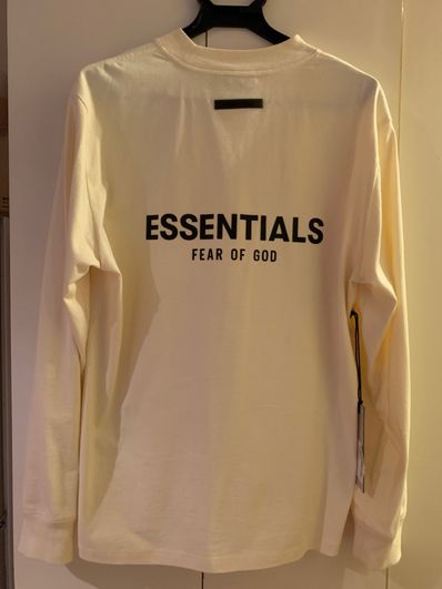 FEAR OF GOD ESSENTIALS Long Sleeve Tee "Butter cream"