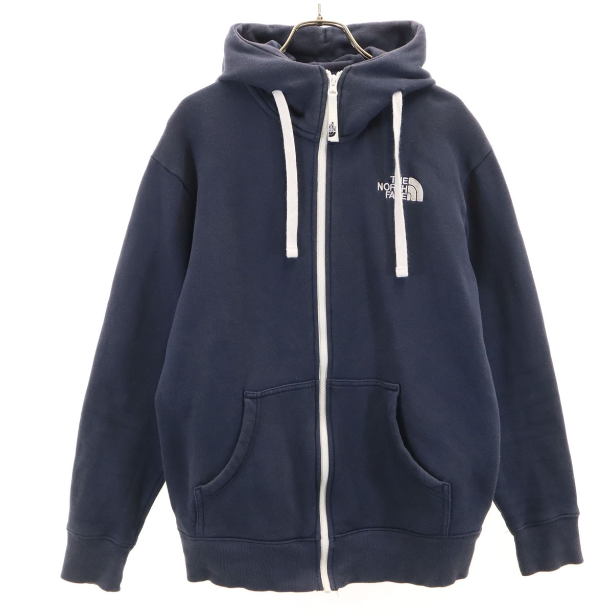 THE NORTH FACE ノースフェイス 長袖 リアビュー スウェット ジップパーカー M ネイビー NT11530 アウトドア