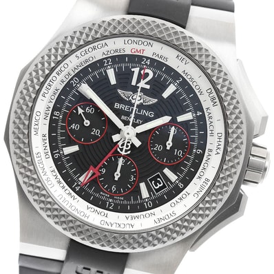 ☆美品 ブライトリング ベントレー GMT ライトボディ メンズ 【中古】