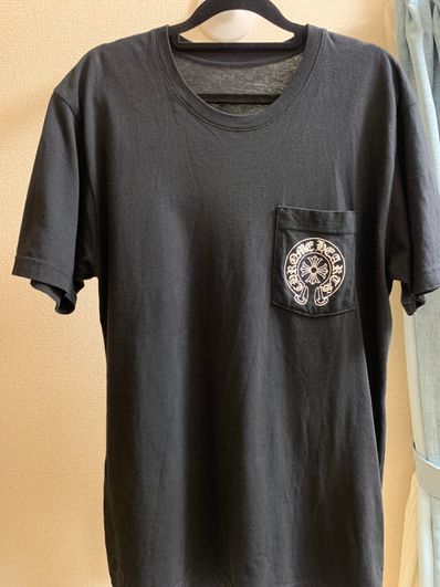 Chrome Hearts Horse Shoe Logo Pocket T-Shirt Fuck You Sleeve "Black"