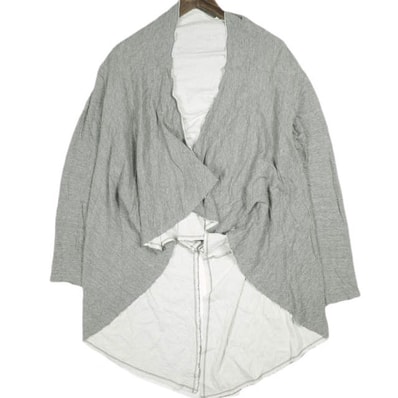 maturely マチュアリー 18AW 日本製 Knotting Back to Front Shirt 変形カットソー 13-14-0111-823 ONE SIZE T.GREY BEAMS カーディガン トップス g25659