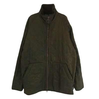 Barbour バブアー ジャケット POLARQUILT SHORT JACKET キルティング ジャケット カーキ系 S【中古】