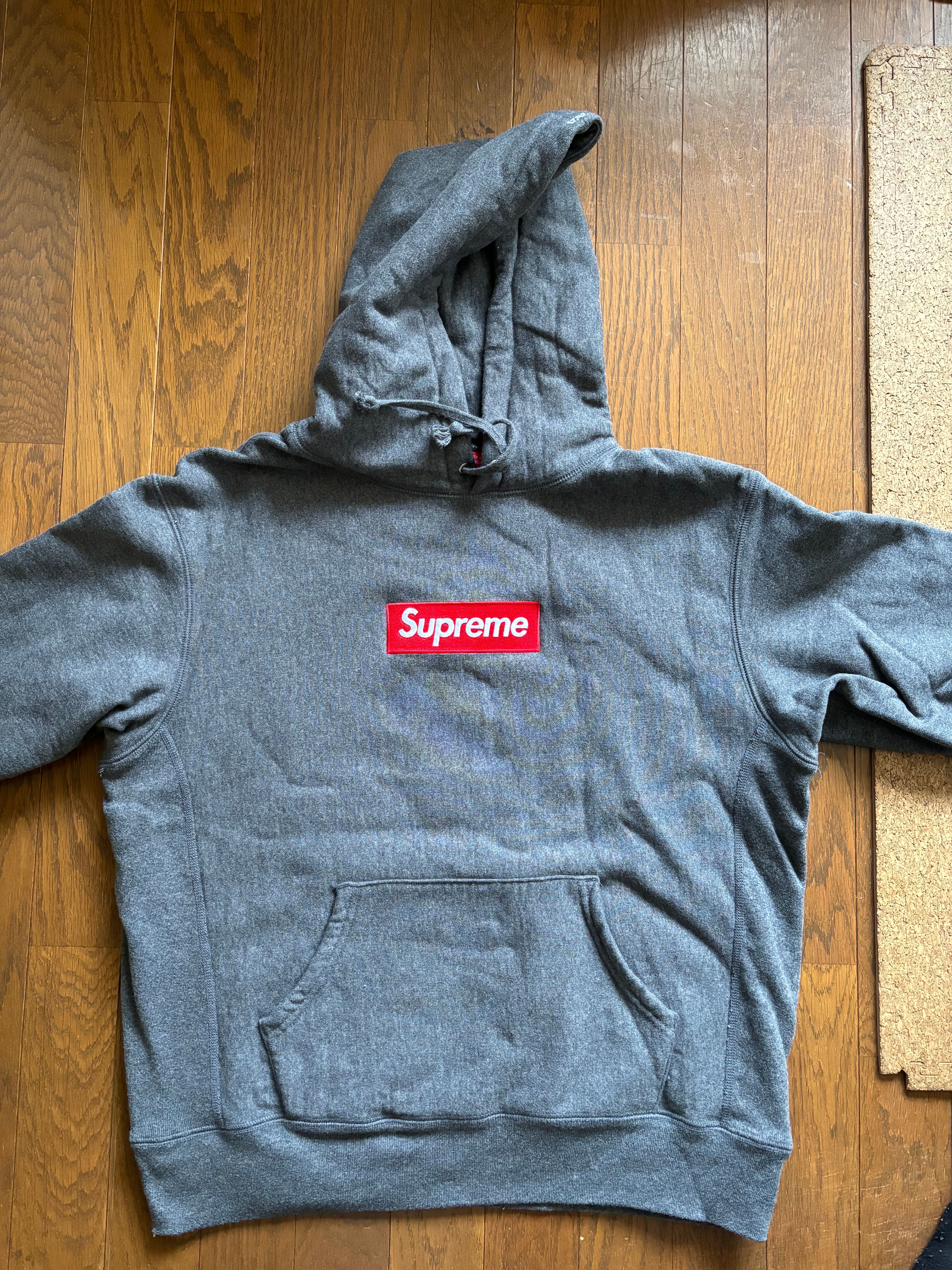 Supreme Box Logo Hooded Sweatshirt "Charcoal" (21FW)