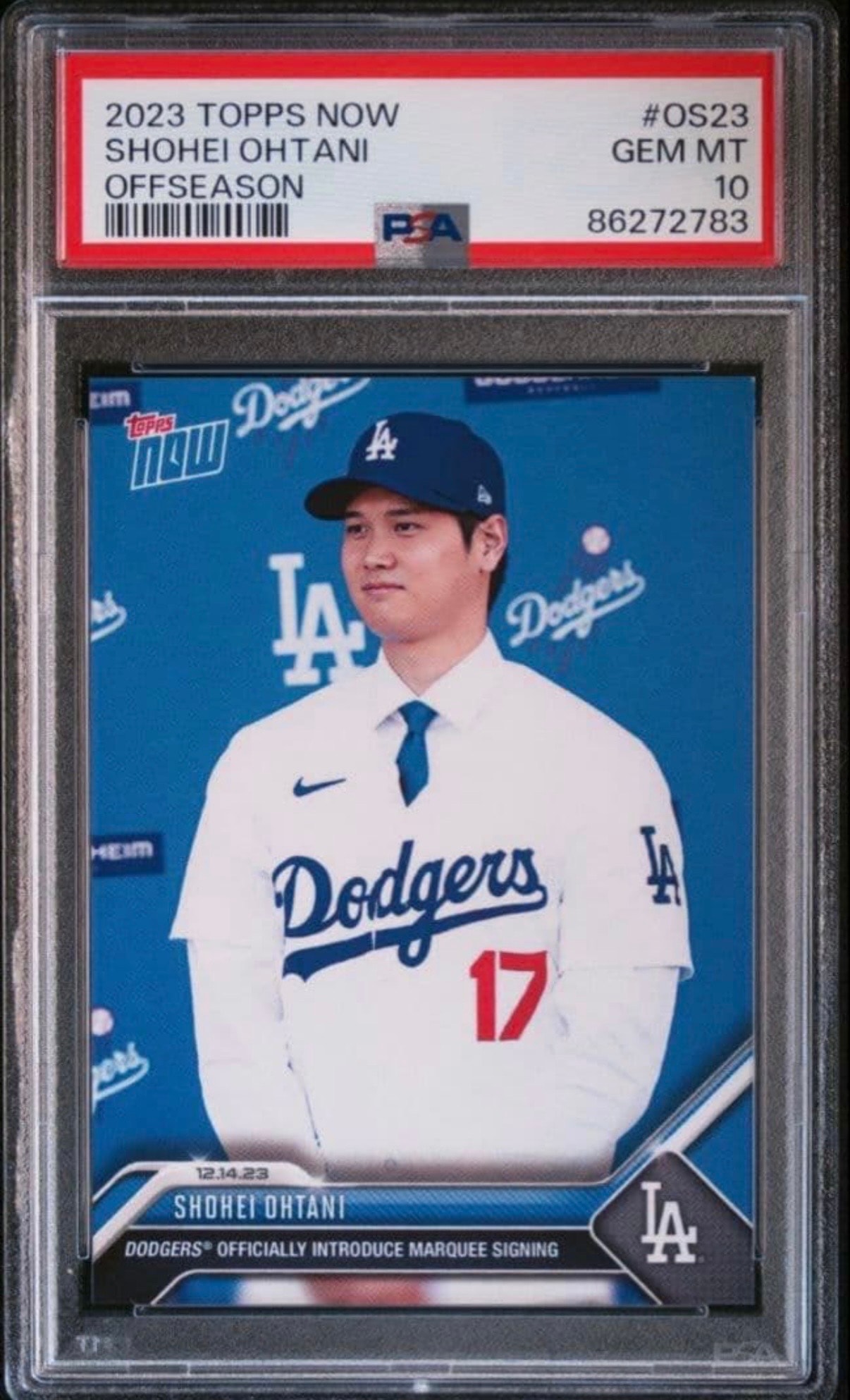 大谷翔平 [OS-23](2023 MLB トップスナウ JPカード)