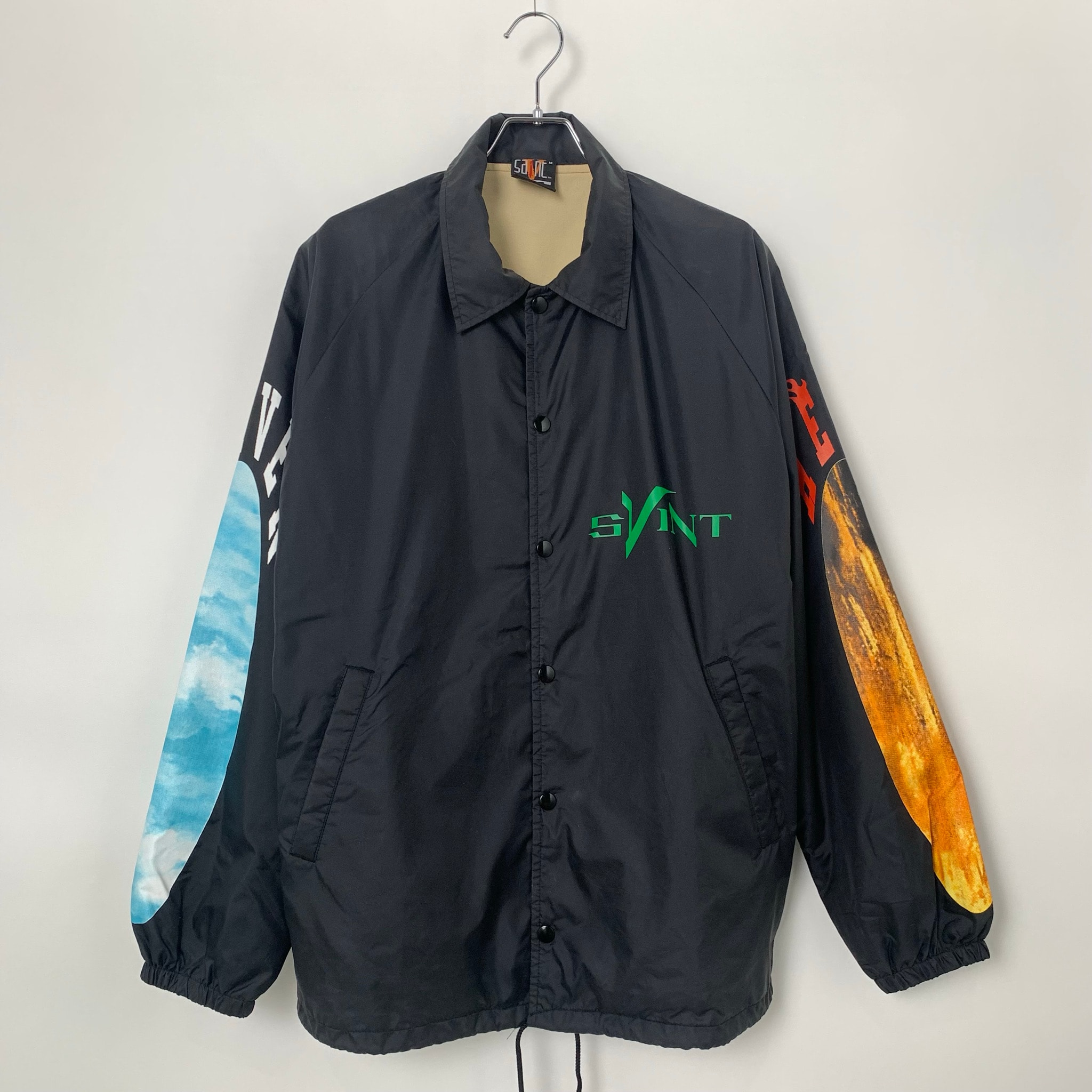 SAINT Mxxxxxx VLONE Coach Jacket Skull "Black"