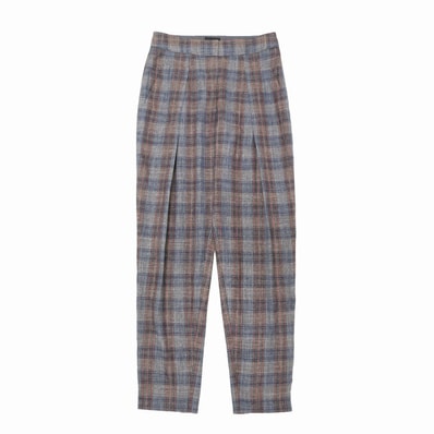 GIORGIO ARMANI ジョルジオアルマーニ パンツ サイズ38 チェック テーパード スラックス ブランド古着【中古】20260827/RB0579