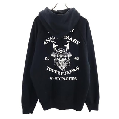WACKO MARIA ワコマリア バックプリント スウェットパーカー L ブラック系 GUILTY PARTIES ギルティーパーティーズ