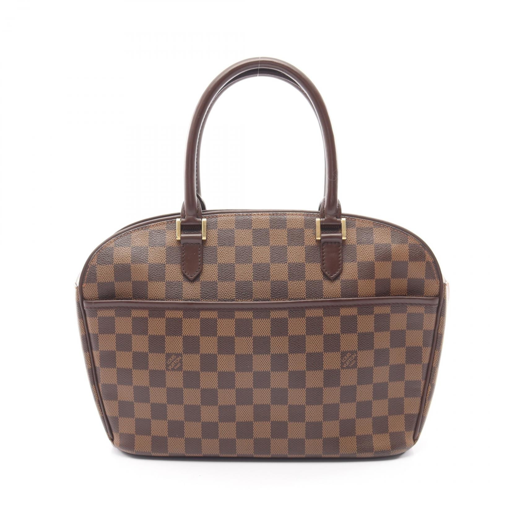 ルイ・ヴィトン LOUIS VUITTON サリア オリゾンタル ダミエエベヌ ハンドバッグ バッグ PVCコーティングキャンバス レザー レディース ブラウン系 N51282 【中古】