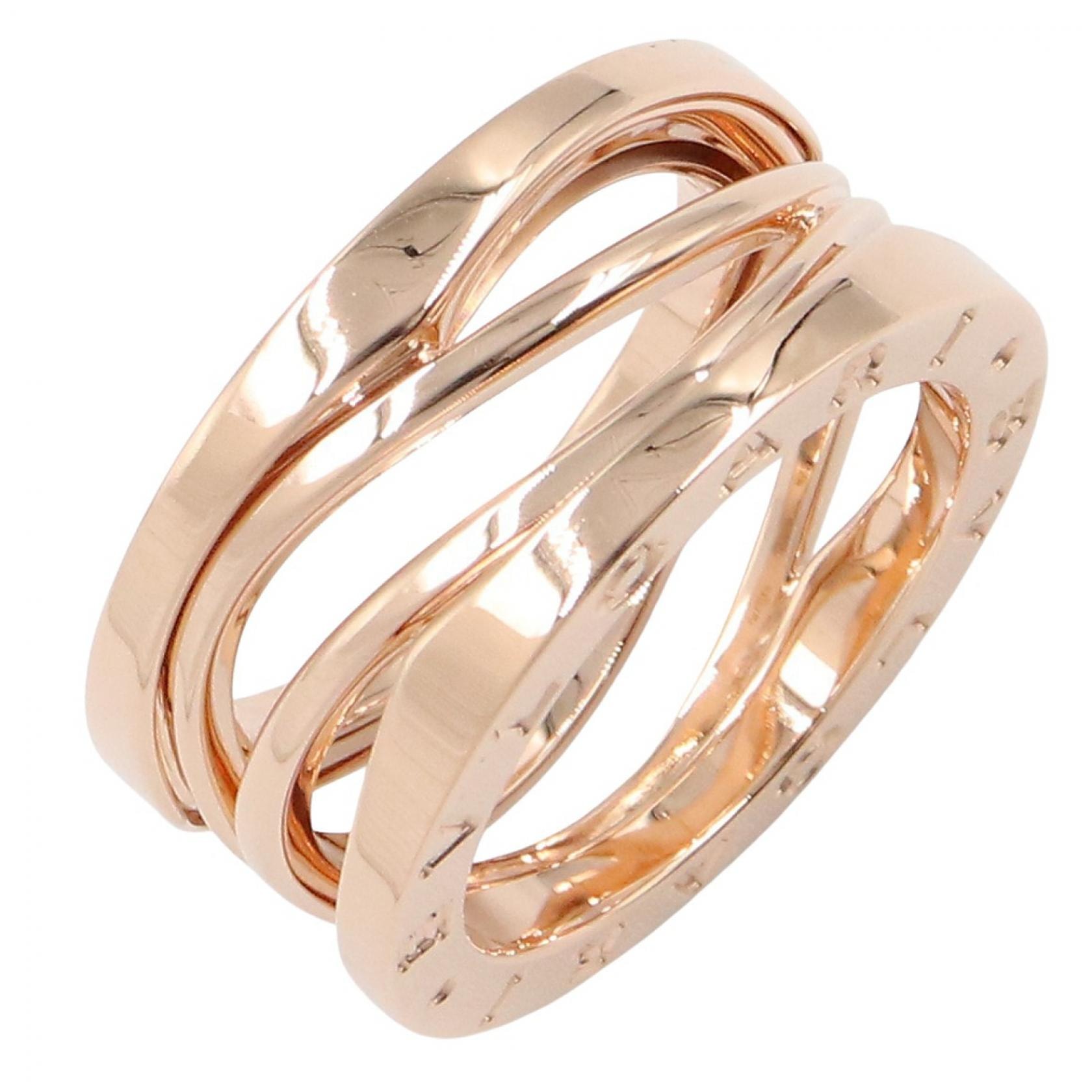 ブルガリ BVLGARI B-zero1 ビーゼロワン リング レジェンド リング リング・指輪 ジュエリー K18PG(ピンクゴールド) レディース ゴールド系 【中古】