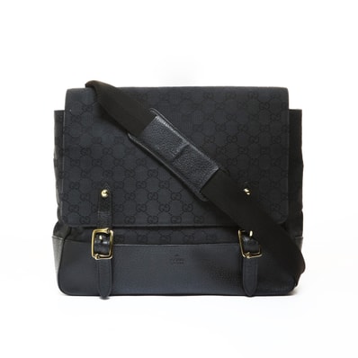 グッチ GUCCI GGキャンバス 金具ゴールド ショルダーバッグ【中古】