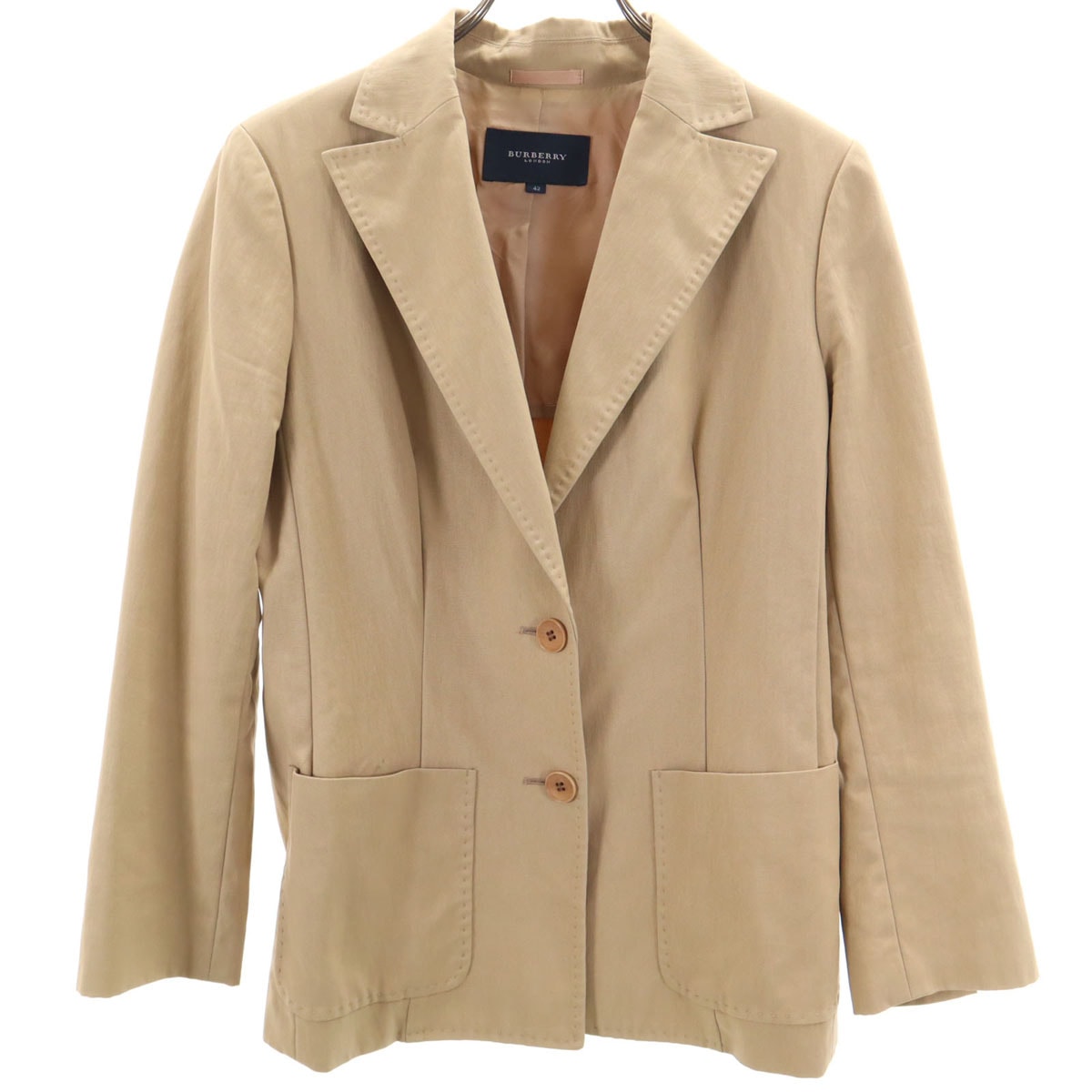 BURBERRY LONDON バーバリーロンドン テーラードジャケット 42 ベージュ 三陽商会