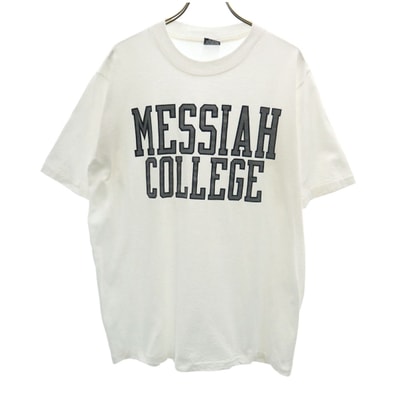 JANSPORTS ジャンスポーツ 90s USA製 オールド 半袖 Tシャツ M 白 シングルステッチ