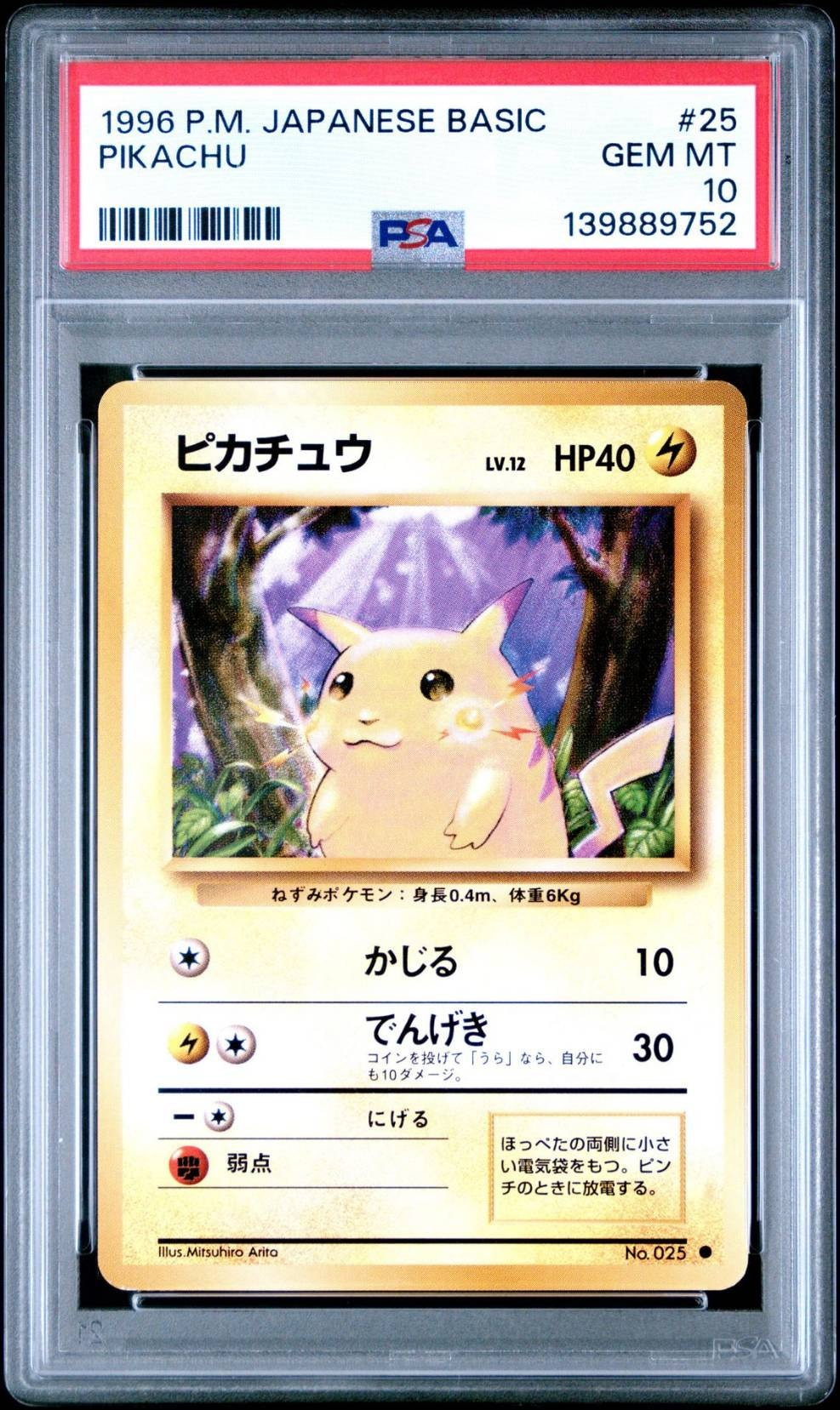 ピカチュウ ● : 旧裏 [PMCG1-2](拡張パック「ポケットモンスター カードゲーム」再販)