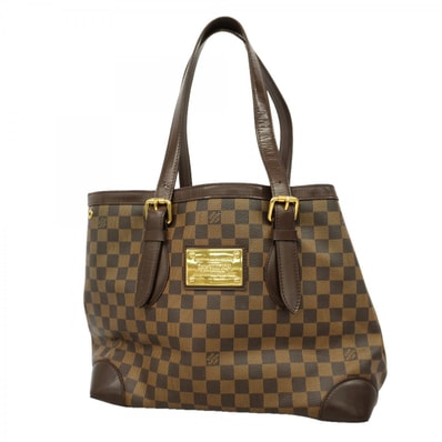 【6gd5267】ルイヴィトン トートバッグ ダミエ ハムステッドMM N51204 エベヌ【中古】レディース