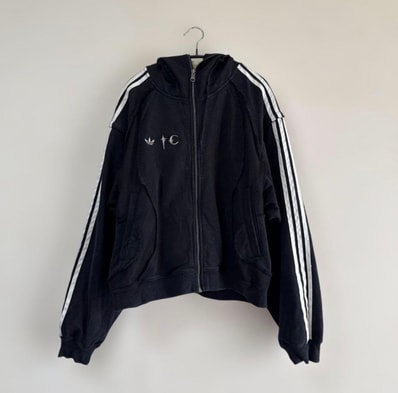 adidas x Thug Club Team Geist Zip-Up Hoodie "Black"