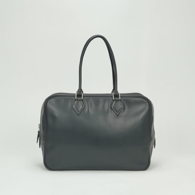 エルメス HERMES プリュム32 プリュム 32 バッグ トートバッグ リセ グラファイト Graphite グレーGray シルバー金具 ハンドバッグ