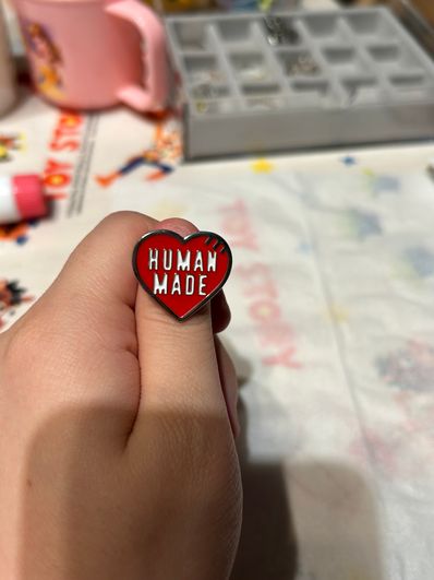 HUMAN MADE HEART RING "Red"
