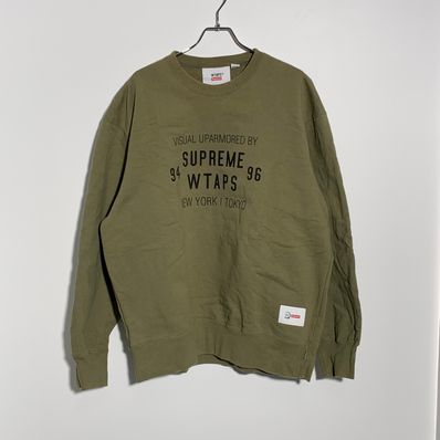 Supreme / WTAPS Crewneck "Light Olive"